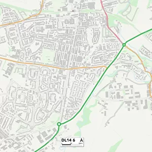 County Durham DL14 6 Map