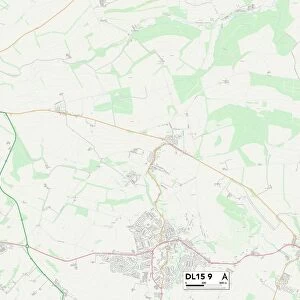 County Durham DL15 9 Map