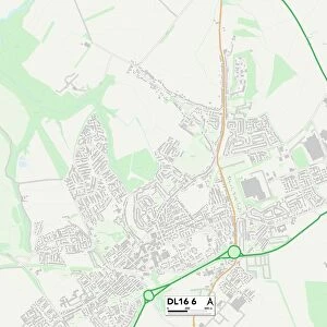 County Durham DL16 6 Map