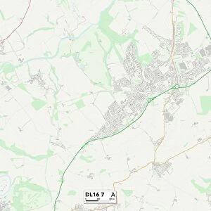 County Durham DL16 7 Map