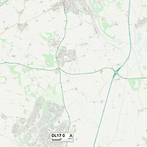 County Durham DL17 0 Map