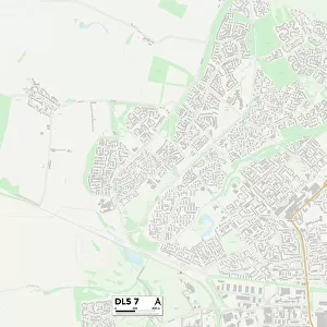 County Durham DL5 7 Map