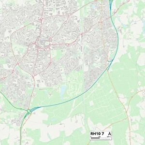 Crawley RH10 7 Map