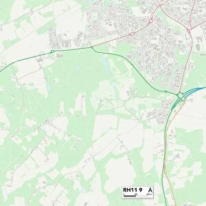 Crawley RH11 9 Map