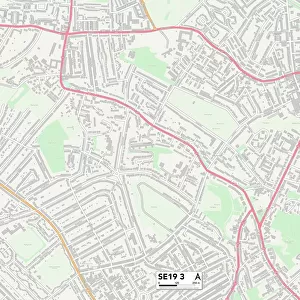 Croydon SE19 3 Map