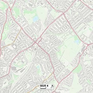 Croydon SE25 4 Map