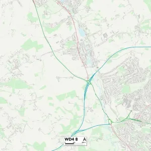 Dacorum WD4 8 Map