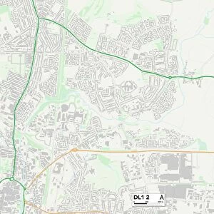 Darlington DL1 2 Map