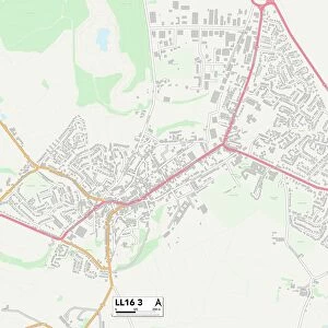 Denbighshire LL16 3 Map