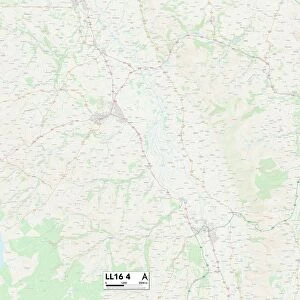 Denbighshire LL16 4 Map