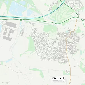 Postcode Sector Maps Collection: DN - Doncaster