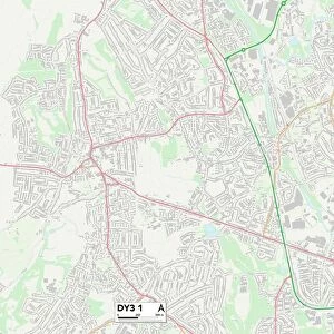 Dudley DY3 1 Map