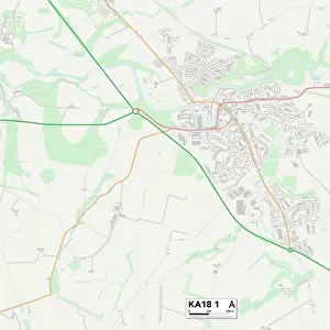 East Ayrshire KA18 1 Map