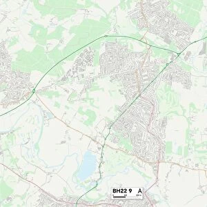 East Dorset BH22 9 Map