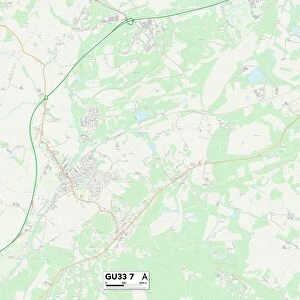 East Hampshire GU33 7 Map