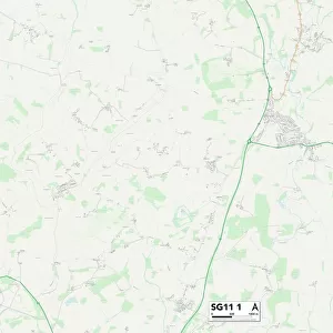 East Hertfordshire SG11 1 Map
