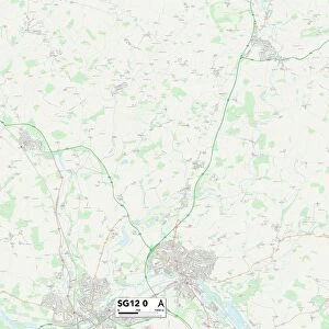 East Hertfordshire SG12 0 Map