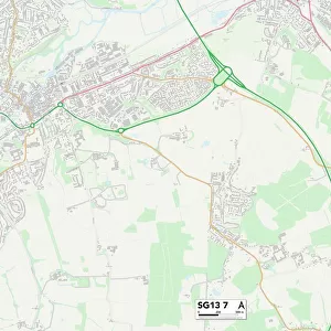 East Hertfordshire SG13 7 Map