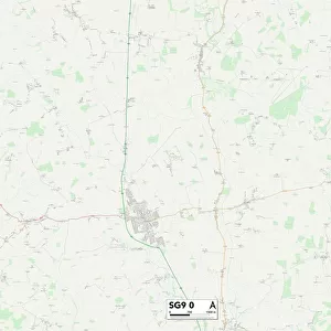 East Hertfordshire SG9 0 Map