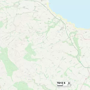 East Lothian TD13 5 Map