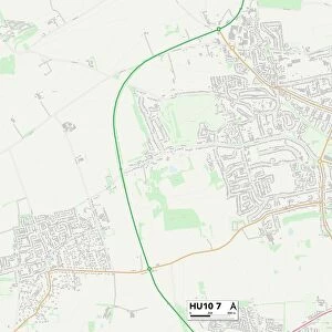East Riding of Yorkshire HU10 7 Map