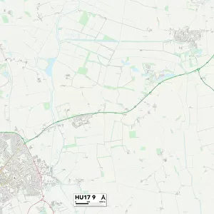East Riding of Yorkshire HU17 9 Map