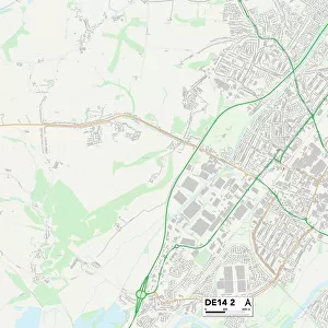 East Staffordshire DE14 2 Map