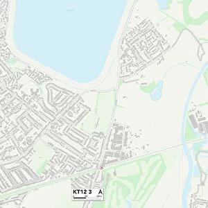 Elmbridge KT12 3 Map