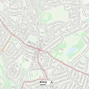 Enfield N14 6 Map