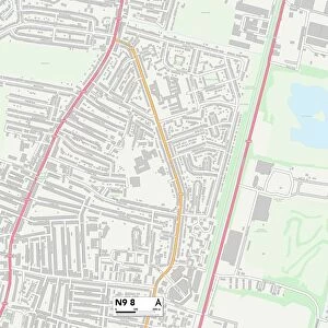 Enfield N9 8 Map
