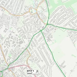 Epsom and Ewell KT17 1 Map