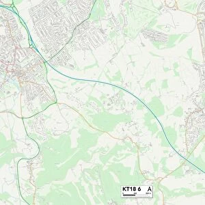 Epsom and Ewell KT18 6 Map
