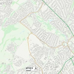 Epsom and Ewell KT19 9 Map