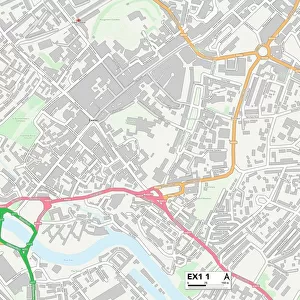 Exeter EX1 1 Map
