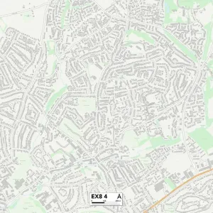 Exeter EX8 4 Map