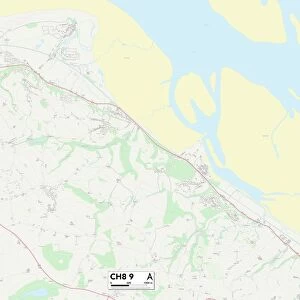 Flintshire CH8 9 Map