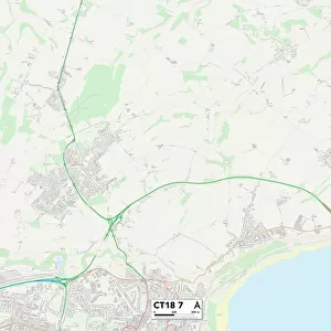 Folkestone CT18 7 Map