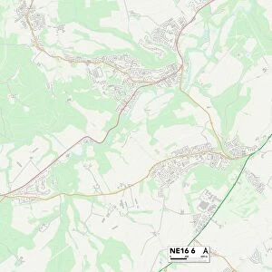 Gateshead NE16 6 Map