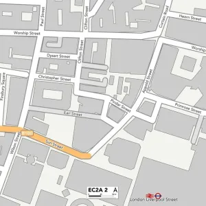 Hackney EC2A 2 Map Hackney EC2A 2 Map