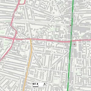 Hackney N1 4 Map