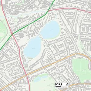 Hackney N16 5 Map