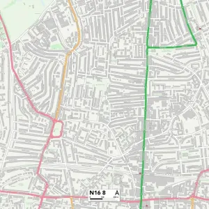 Hackney N16 8 Map