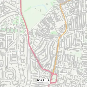 Hackney N16 9 Map