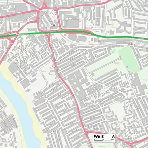 Hammersmith and Fulham W6 8 Map