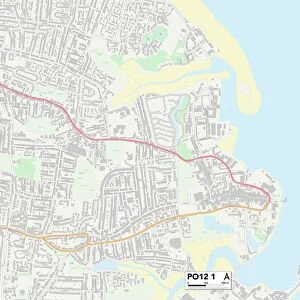 Hampshire PO12 1 Map