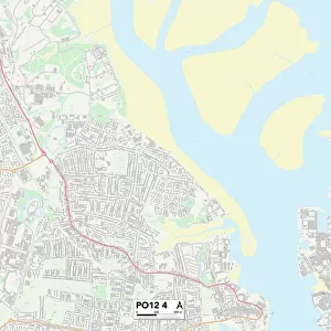 Hampshire PO12 4 Map