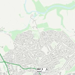 Harrogate HG1 3 Map