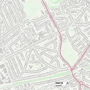 Harrow HA2 8 Map