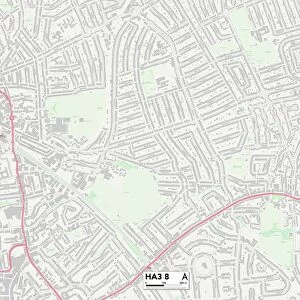 Harrow HA3 8 Map