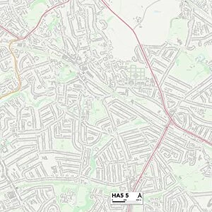 Harrow HA5 5 Map